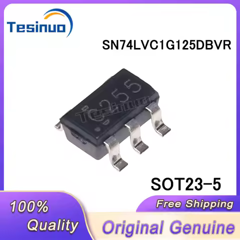 20-100/PCS New Original SN74LVC1G125DBVR SN74LVC1G125 74LVC1G125 C255 SOT23-5 Tri-state output unibu