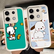 Soft Casing for Xiaomi Redmi 15C 13T poco M7 M6 X6 Neo Note 13 13C Pro Plus 5G White Q6 Pochacco