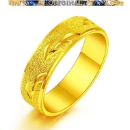 Simple atmosphere 916 gold ring gold gold ring men's fashion jewelry trendy men 916 gold ring in stock