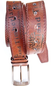 Timberland Squared Buckle Belt 005 (Light Brown)