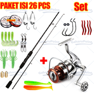 【# Beli 1 Dapat 26#】Pancing Set 1.6M/1.8M/2.1M/2.4M Joran Pancing Set Dengan Bahan Serat Karbon Jora