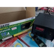 Digital Charger AKI-ACCU 12A - Charger Aki Digital 12A 6V&amp;12V - Bisa Buat Aki Mainan Aki Motor - Mobil Dll - Visero Murah