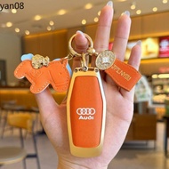 zinc alloy Car Smart Key Case Cover for Audi A5 A6L 2025 Sportback Q6L E-tron Auto Styling Protectio