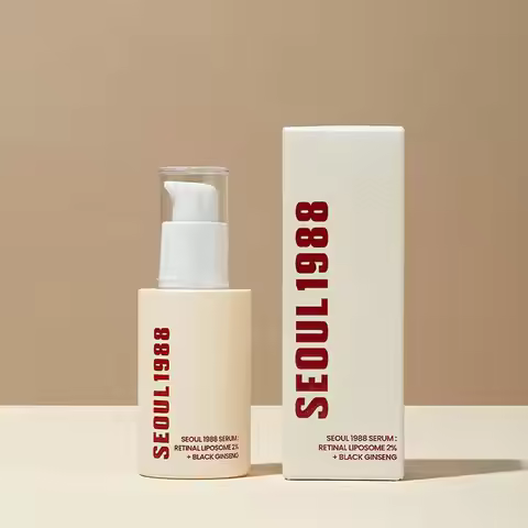 Seoul 1988 Retinol Face Care Serum With Black Ginseng Niacinamide Vitamin C Long-lasting Moisturizin