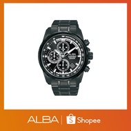 ALBA Philippines AM3921X1 Black Dial Stainless Steel Strap Men's Chronograph Watch 43mm