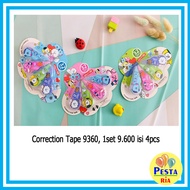 Murah!! (1 Set Isi 4Pcs) Correction Tape Tipe X BT21 tipe x kertas BTS tipe x kertas Mini Penghapus 