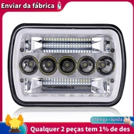 5X7Inch 7X6Inch LED Headlight Hi-Lo Beam  DRL for   XJ  YJ