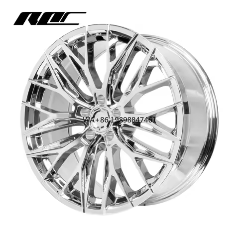 Roc Custom Chrome DUB Wheels 24 22 20 Inch Monoblock Rims 5x120 6x139.7 Wheels for Cadillac Escalade