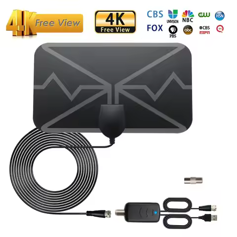 Cross-border indoor digital TV ground wave antenna extended sucker dvb-t2 antenna 4K