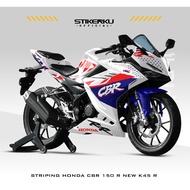 Striping CBR150R K45R/MOTIF 18/CBR 150R/STICKER/motorcycle STICKER/Variation/Motorcycle LIST/2021-2022/DECAL CBR/Stickerkudecal