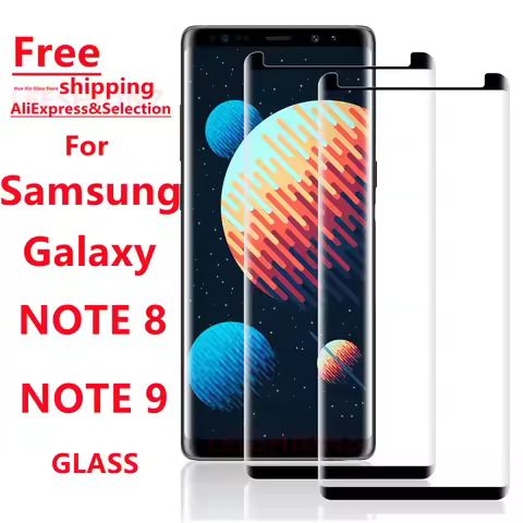 1/4Pcs Tempered Glass Screen Protector for Samsung Galaxy Note8 Note9 - Smartphone Protection Suitab