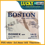 ◎Original Boston Bomex 14/2, 12/2, 10/2 Solid PDX WIRE ( 75meters per Box )