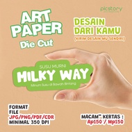 Custom Print Art Paper/Matte Paper Die Cut A3+ 150gsm