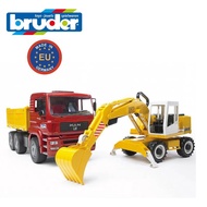 Bruder 02751 MAN TGA Construction Truck With Liebherr Excavator Recommended Age From 3 Years+