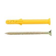 49pcs Wall Plugs And Brick Screws, Brick Plugs, Heavy Duty Plastic Expansion Anchors M8 (8*60mm/8*10