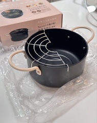 迷你炸鍋 炸物鍋 小炸鍋 炸物 鐵鍋 明火 電磁爐 mini fry pot 炸鍋 炸煲