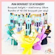 [Bundle of 10] Mini Bouquet Alat tulis Stationery Doorgift Hadiah Birthday Convo Hari Jadi Jamuan Pa