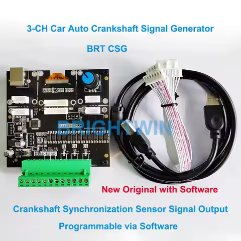 New 6-channel Vehicle Crankshaft Sensor Signal Simulator Programmable Car CKP CMP Generator Magnetoe
