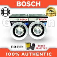 Bosch Europa Silver Horn with free Bosch Relay and Relay Socket