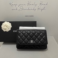 Chanel WOC 荔枝皮銀扣