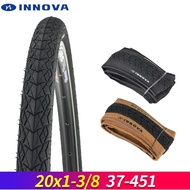 INNOVA 20x1 3/8 Bicycle Tire 451 20" Small Wheel Folding Bicycle Tire 37-451 60TPI Folding Tire