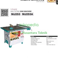 Mesin Gergaji Kayu Tablesaw 10 Inch OSCAR MJ253 / MJ 253