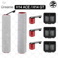 FOR Dreame H14 ACE / H14 GT Wet Dry Vacuum Accessories:roller brush,filter,brush,holder