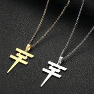1pc Simple Tokyo Hotel Symbol Stainless Steel Women's Lock Bone Chain DIY Charms.Charms For Jewelry 