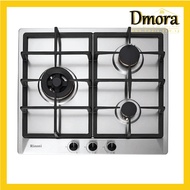 Rinnai RB-63SSV-DL ( DC ) / RB-63SSV-AL ( AC ) 3 Burner Built-In Hob Stainless Steel Top Plate