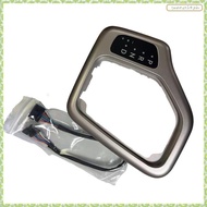 [J X Q K] 5YD27XSAAA 5YD27LS5AA Car Silver Shifter Transmission Bezel Transmission Gear Shift Panel