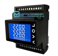 power meter 3 เฟส มิเตอร์ตู้ไฟ digital meter iot meter kw kvar kva มิเตอร์harmonic วัดฮามอนิคได้ ดูอ