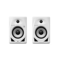 Pioneer DJ DM-50D 5-inch Active Monitor Speaker With Monitor Stand And Cable , White - Pair ( DM50D 