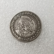 Antique Crafts Wanderer Silver Plated Coin Morgan Coin Copy Commemorative Coin Foreign Coin Coin#764