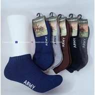 THICK SHORT ANKLE SOCKS| ARMY SOCKS/TNI/SECURTY/PELAUT/PENDAKI/ARMY