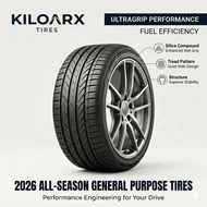 Kiloarx 225/75R15 1PC Eco Tires 2026 Durable Fuel Saving Silent Accessories Reinforced Valve Cap