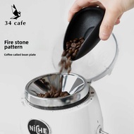 Flint Pattern Coffee Scale Bean Tray Manual Brew Espresso Weighing Tray Ceramic Coffee Bean Containe