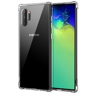 Casing Samsung Galaxy Note 10 Lite Note 10 Note 10 Pro Note 9 Note 8 Airbag Clear Silicone Shockproof Cover Case