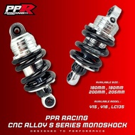 PPR RACING CNC ALLOY S SERIES ADJUSTABLE MONOSHOCK 180MM 190MM 200MM 205MM Y15 Y16 LC135