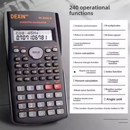 DEXIN Scientific Calculator KK-82MS-B Portable Student Exam Calculator 240 Functions Office Home Cal