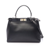 【สินค้ามือสอง】 เฟนดี้ FENDI กระเป๋าถือ Peekaboo Regular 2WAY 8BN226 สีดำ หนัง Peekaboo Regular สำหรั
