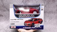 MÔ HÌNH XE AUDI R8 V10 PLUS RED 1:24 LẮP GHÉP MAISTO 6378