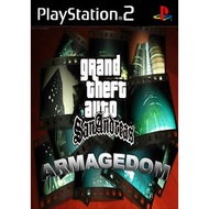 PS2 GTA SAN ANDREAS GAME CD DISC MOD SERIES GTA V SONIC VEGETA SUPER SAIYAN