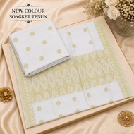 Songket Bunga Tabur, Kain Songket 4 Meter, Songket Tenun, Songket Tabur, Kain Pasang Songket Tabur