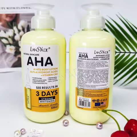 AHA Moisturizing Body Lotion Brightening Moisturizing Firming Body Lotion Toning Serum Body Butter W