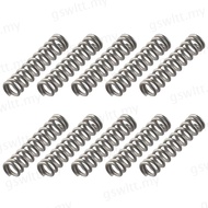 GSWLTT 10Pcs Telescopic Spring, 6mm OD Stainless Steel Spring Steel Coil, Kit 1mm Wire Size Return S