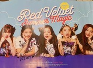 親筆簽名Red Velvet 限量版 親筆簽名海報 / Summer Magic Irene Seulgi Wendy