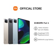 Xiaomi Pad 6 | 6GB+128GB/8GB+128GB, Snapdragon® 870, 144Hz WQHD+ eye care display, Up to 16 hours of