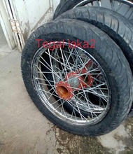 Roda gerobak Ruji Motor dorong/kaki lima Ring 14/275