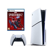 【618回饋10%】PS5 Slim 遊戲主機 (光碟版) + 漫威蜘蛛人 2 超值組