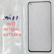 For Xiaomi Mi 11 Screen Mi11 Pro Mi11 Ultra Front Touch Screen With OCA Panel LCD Display Glass Cove